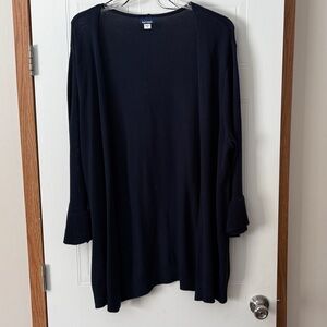 Classic Navy Cardigan Sweater